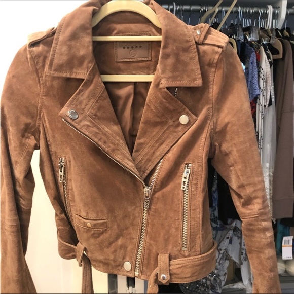 BLANKNYC suede Moto jacket - Picture 1 of 3